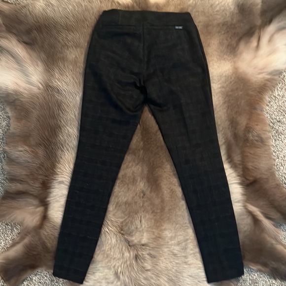 Women’s Navy Plaid Calvin Klein Pants - Picture 2 of 3